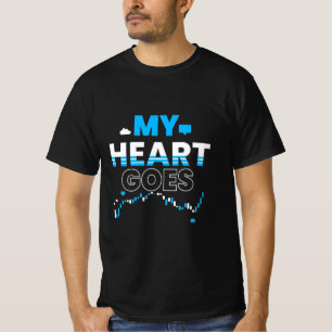 Camiseta Gráfico do Investidor Meu Coração