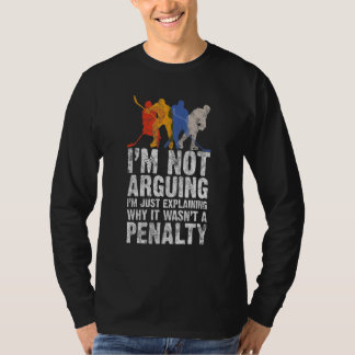 Camiseta Gráfico do jogo desportivo do jogador de hóquei