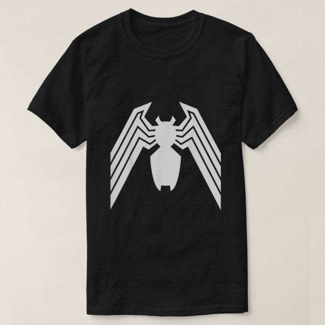 Camiseta Gráfico do logotipo clássico Marvel Venom (Frente do Design)