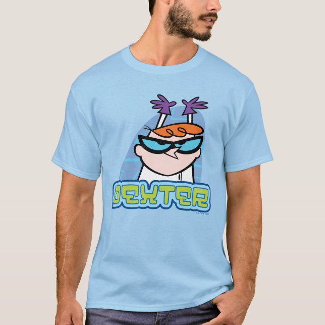 Camiseta Gráfico do nome do caractere do Dexter (Frente)