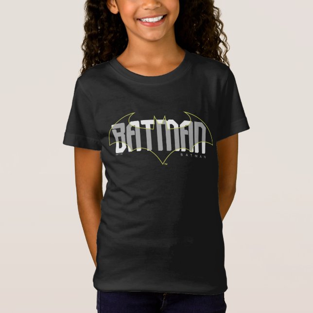 Camiseta Gráfico do nome Hi-Tech do Batman (Frente)