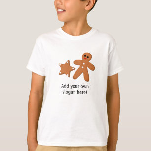Camiseta Gráfico do pão-de-espécie: Slogan customizável
