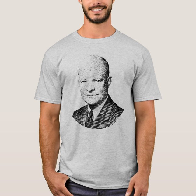 Camiseta Gráfico do presidente Dwight Eisenhower (Frente)