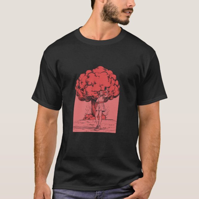 Camiseta Gráfico do Selfie Atômico Benk Threadless (Frente)