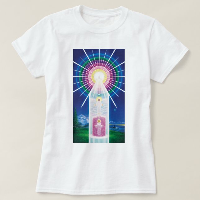 Camiseta Gráfico do seu Eu Divino (Frente do Design)