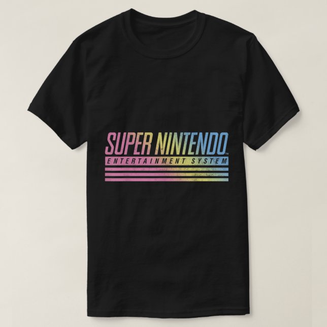 Camiseta Gráfico do Super Nintendo Entertainment System Gle (Frente do Design)