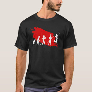 Camiseta Gráfico do Treinador Desportivo em Evolução do Jog