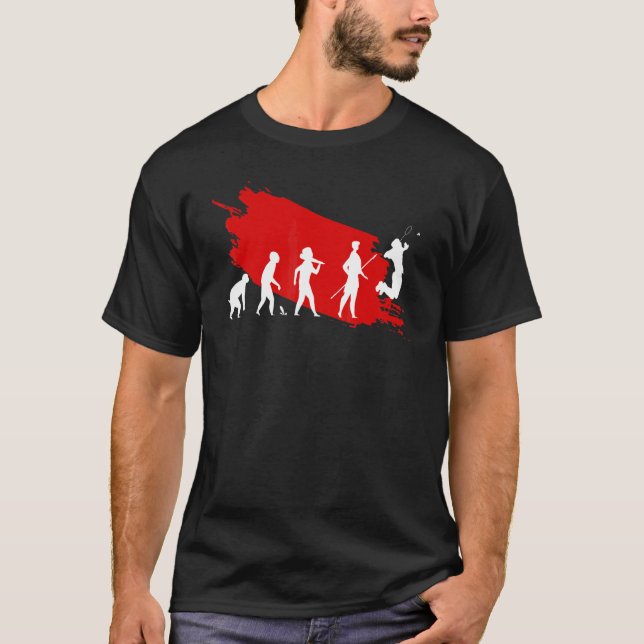 Camiseta Gráfico do Treinador Desportivo em Evolução do Jog (Frente)