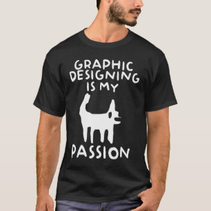 Camiseta Gráfico É Meu Ilustrador De Paixão