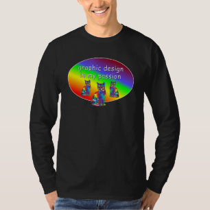 Camiseta Gráfico É Minha Ideia De Designer Gráfico De Paixã