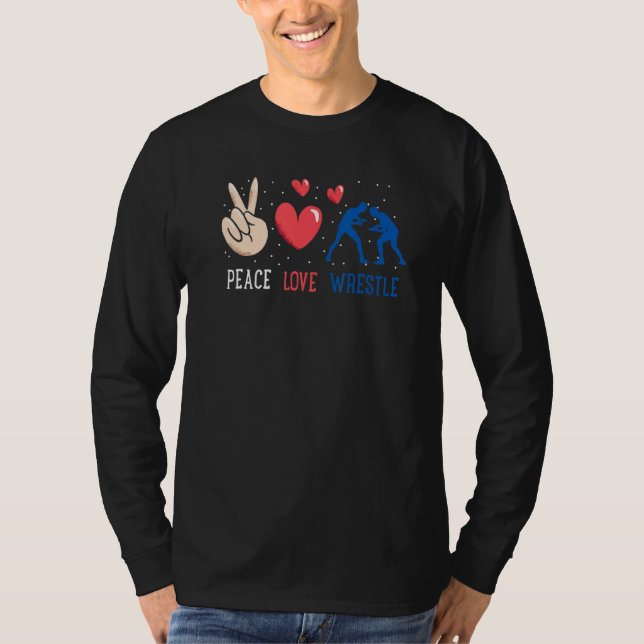 Camiseta Gráfico Engraçado De Lutas Pelo Amor Pela Paz Para (Frente)