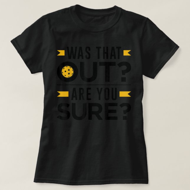 Camiseta Gráfico Engraçado de Pickleball para Homens e Mulh (Frente do Design)