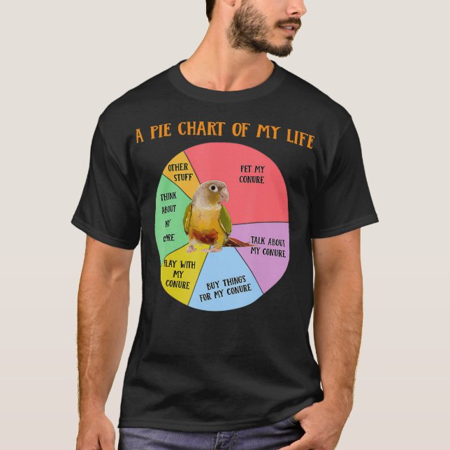 Camiseta Gráfico Engraçado de Pintura da Vida Pineapple Con (Frente)