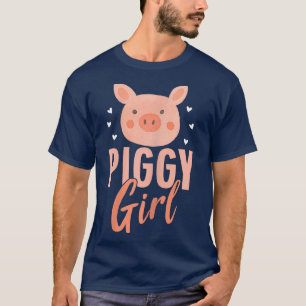 Camiseta Gráfico Engraçado De Porco Lover Para Mulheres Men