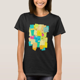 Camiseta Gráfico Engraçado do Office Humor Sticky Note