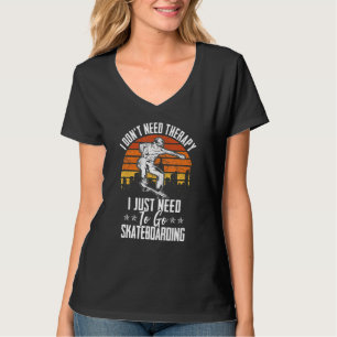 Camiseta Gráfico Engraçado do skate para Skater Homens e Mu