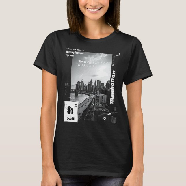 Camiseta Gráfico estético de roupa (Frente)