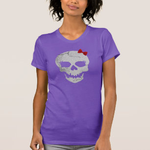 Camiseta Gráfico feminino T do crânio