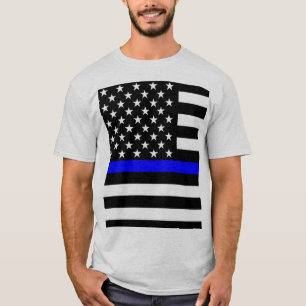 Camiseta Gráfico fino americano de Blue Line