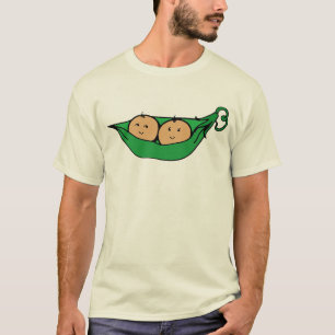 Camiseta Gráfico gêmeo do vagem