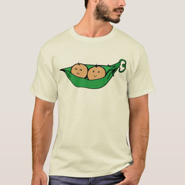 Camiseta Gráfico gêmeo do vagem (Frente)