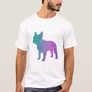 Camiseta Gráfico geométrico poli do buldogue francês