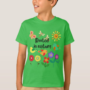 Camiseta Gráfico inspirado no ambiente "enraizado na nature