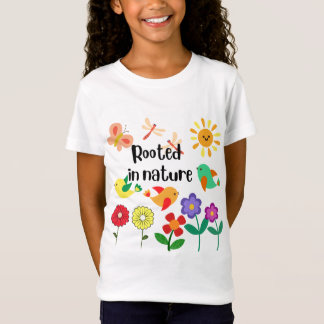 Camiseta Gráfico inspirado no ambiente "enraizado na nature