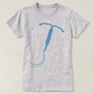 Camiseta Gráfico IUD Azul