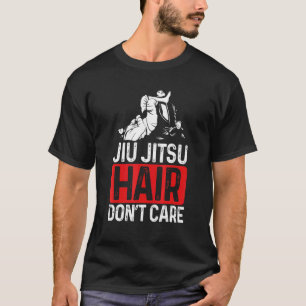 Camiseta Gráfico Jiu Jitsu Roupa Jiu Jitsu Cabelo Não Carro
