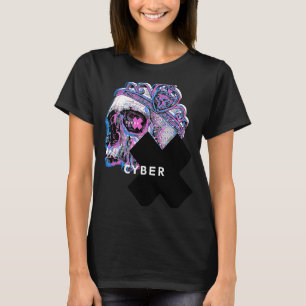 Camiseta Gráfico legal Cyber X Skull Illustration Outfit