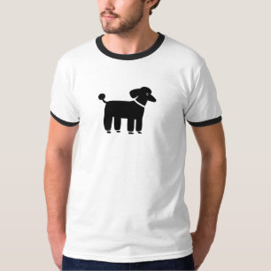 Camiseta Gráfico legal preto do cão do design   da canich