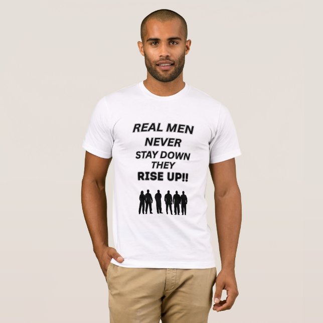 CAMISETA GRÁFICO MOTIVACIONAL BRANCO PARA HOMENS, HOMENS DE (Frente Completa)