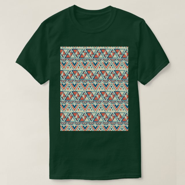 Camiseta Gráfico nativo de mandala american (Frente do Design)