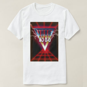 Camiseta Gráfico noir técnico 1988