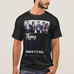 Camiseta Gráfico O logotipo Strokes Music Rock Banda