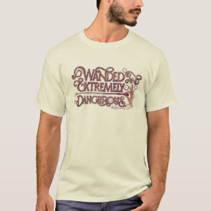 Camiseta Gráfico Perigoso E Com Perigo - Rosa