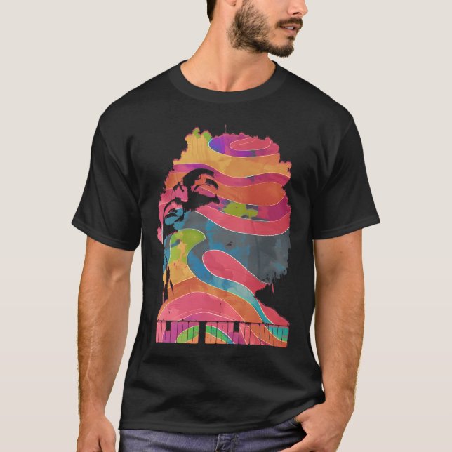 Camiseta Gráfico Psicodélico Alice Coltrane (Frente)