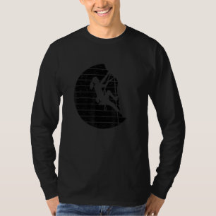 Camiseta Gráfico Retro de Escalada Bouldering Escalador de 