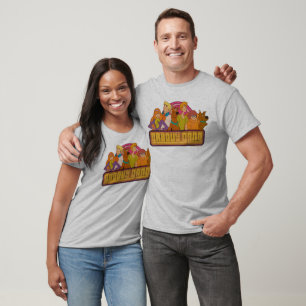 Camiseta "Gráfico retro dos desenhos animados do grupo
