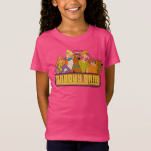 Camiseta "Gráfico retro dos desenhos animados do grupo