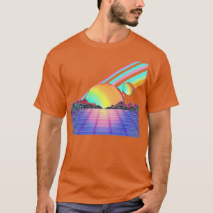 Camiseta Gráfico retroativo do pincel de ar 80