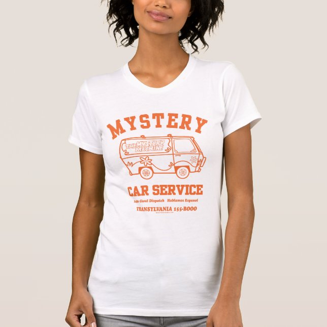 Camiseta Gráfico Scooby-Doo "Mystery Car Service" (Frente)