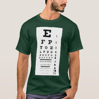 Camiseta gráfico Snellen