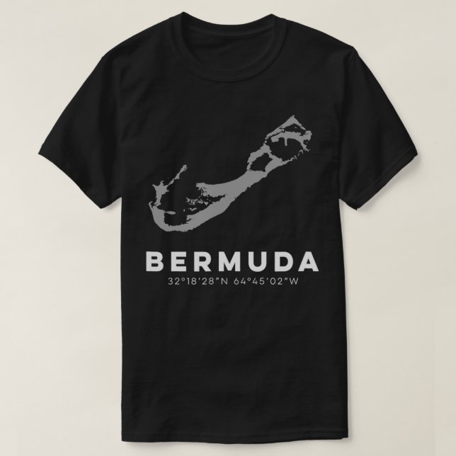 Camiseta Gráfico T das Bermudas (Frente do Design)