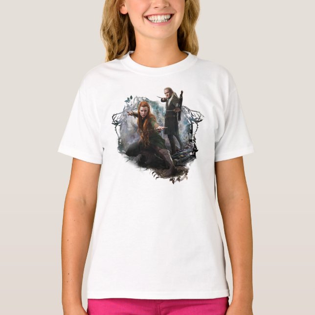 Camiseta Gráfico TAURIEL™ e LEGOLAS GREENLEAF™ (Frente)