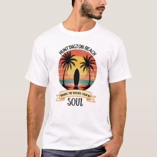 Camiseta Gráfico Tropical Sunset Ocean Say legal Surfing