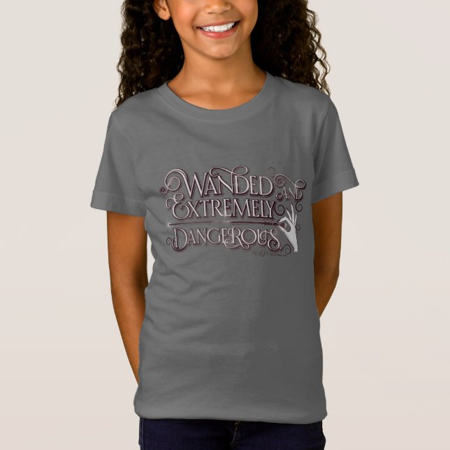 Camiseta Gráfico Wanded E Extremamente Perigoso - Branco (Frente)