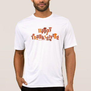 Camiseta Gráficos brilhantes e festivos de Ação de Graças d