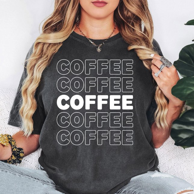 Camiseta Gráficos de Amante de Café (Criador carregado)